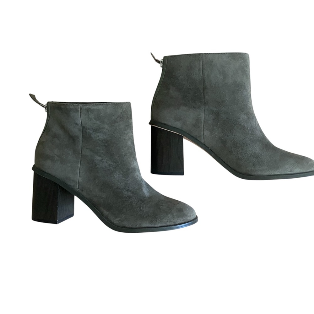 Moss Green Ankle Boots